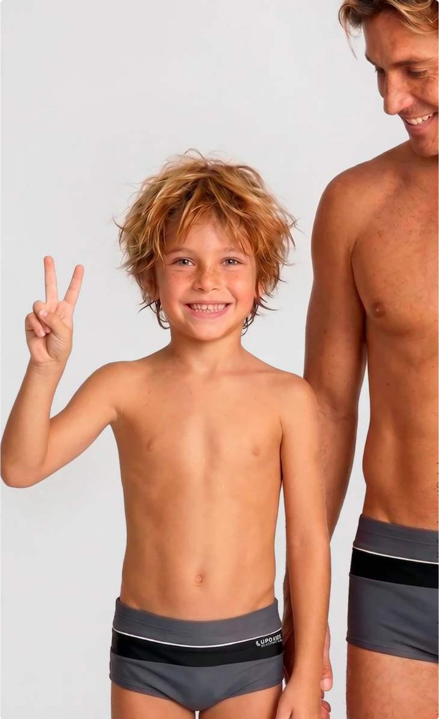Sunga Beachwear Com Recorte Lupo Kids