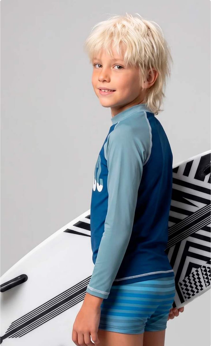 Boxer Beachwear Estampada Lupo Kids