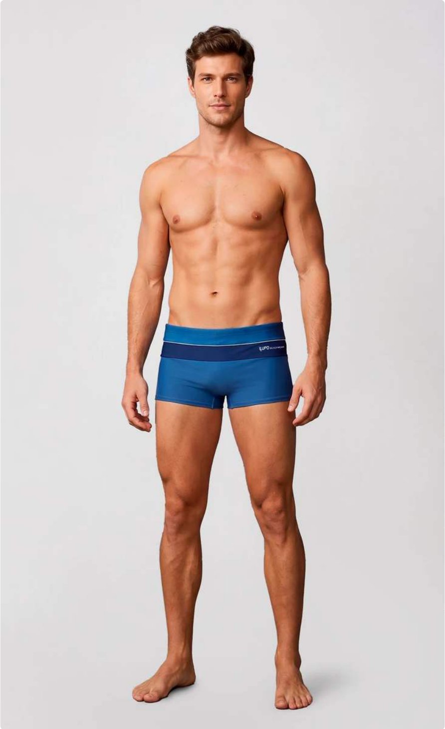 Boxer Beachwear Com Recorte