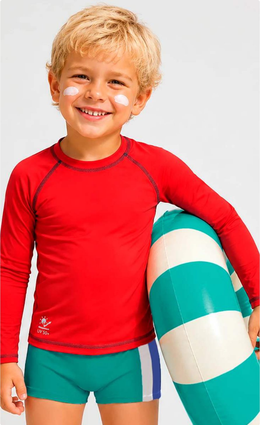 Boxer Beachwear Com Recorte Lupo Kids