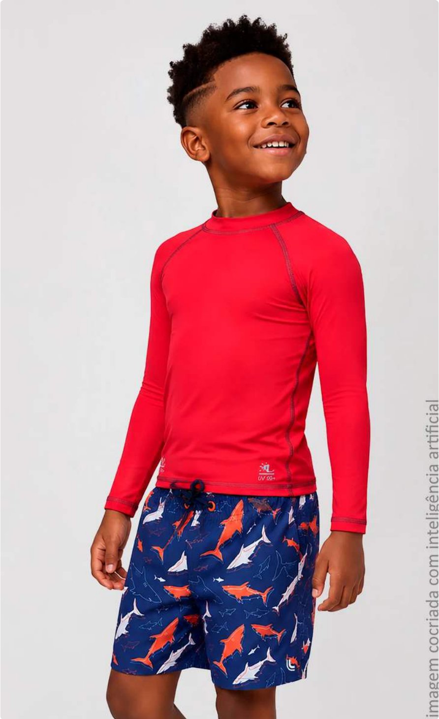 Short Estampado Beachwear Lupo Kids