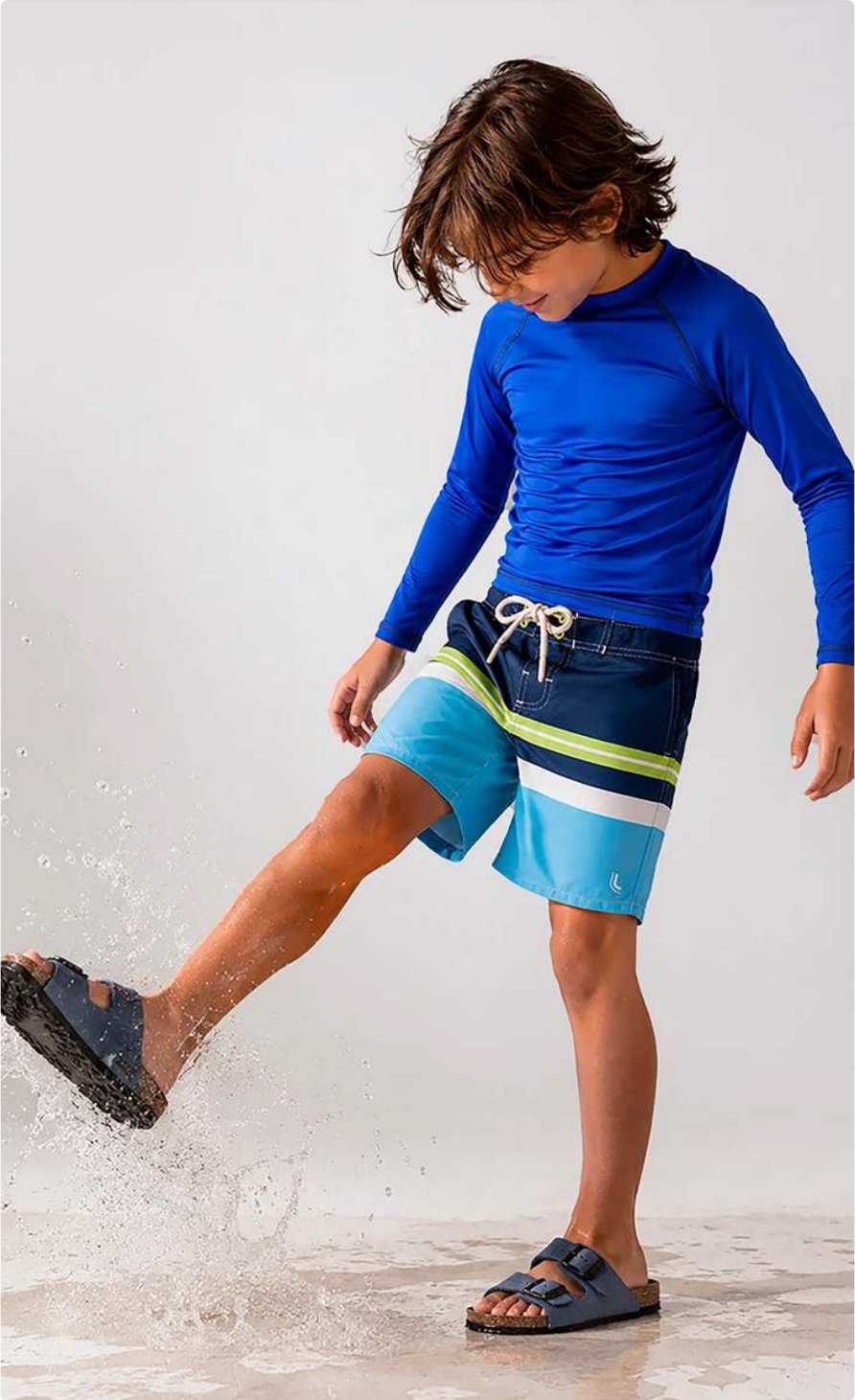 Boadshort Estampado Beachwear Lupo Kids