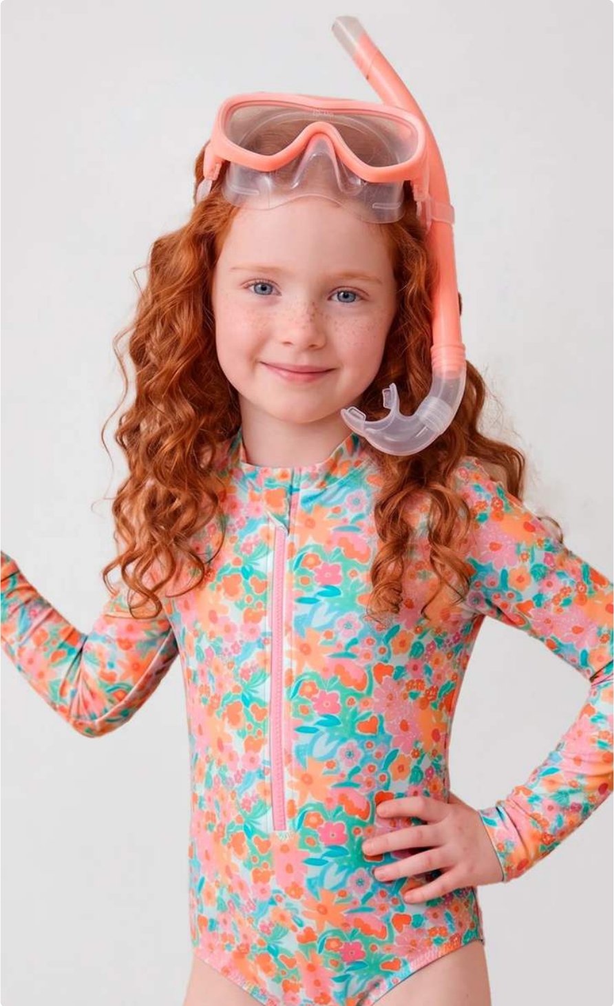 Maiô Kids Manga Longa UV Protection