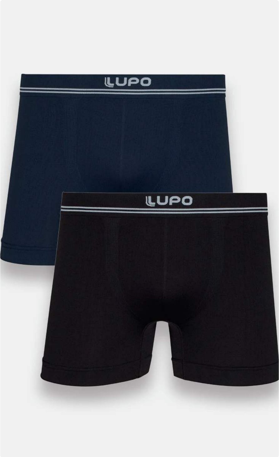 Kit 2 Cuecas Boxer Adulto Sem Costura