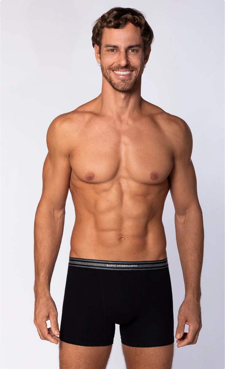 Boxer Algodão com Elastano