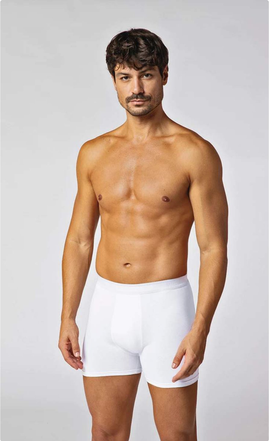 Boxer Algodão com Elastano