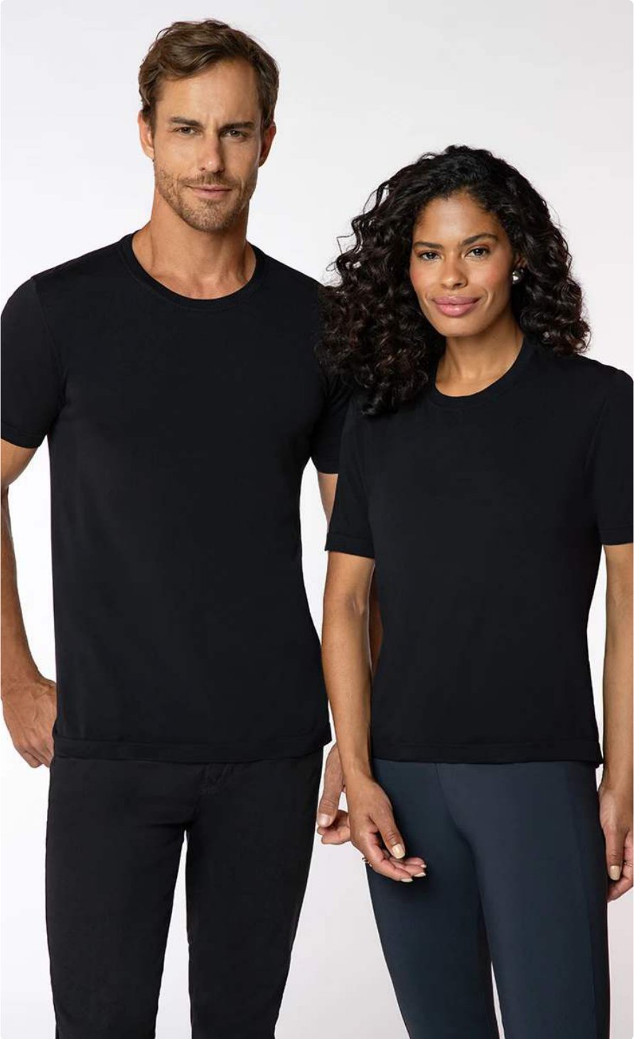 T-shirt Micromodal Unissex Sem Costura
