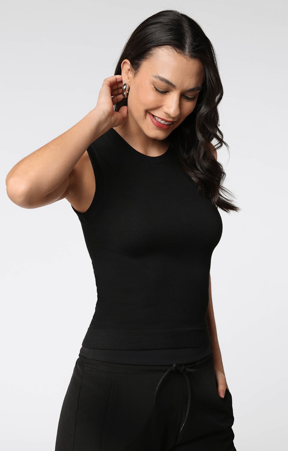 BLUSA RIB BAMBU SEM COSTURA
