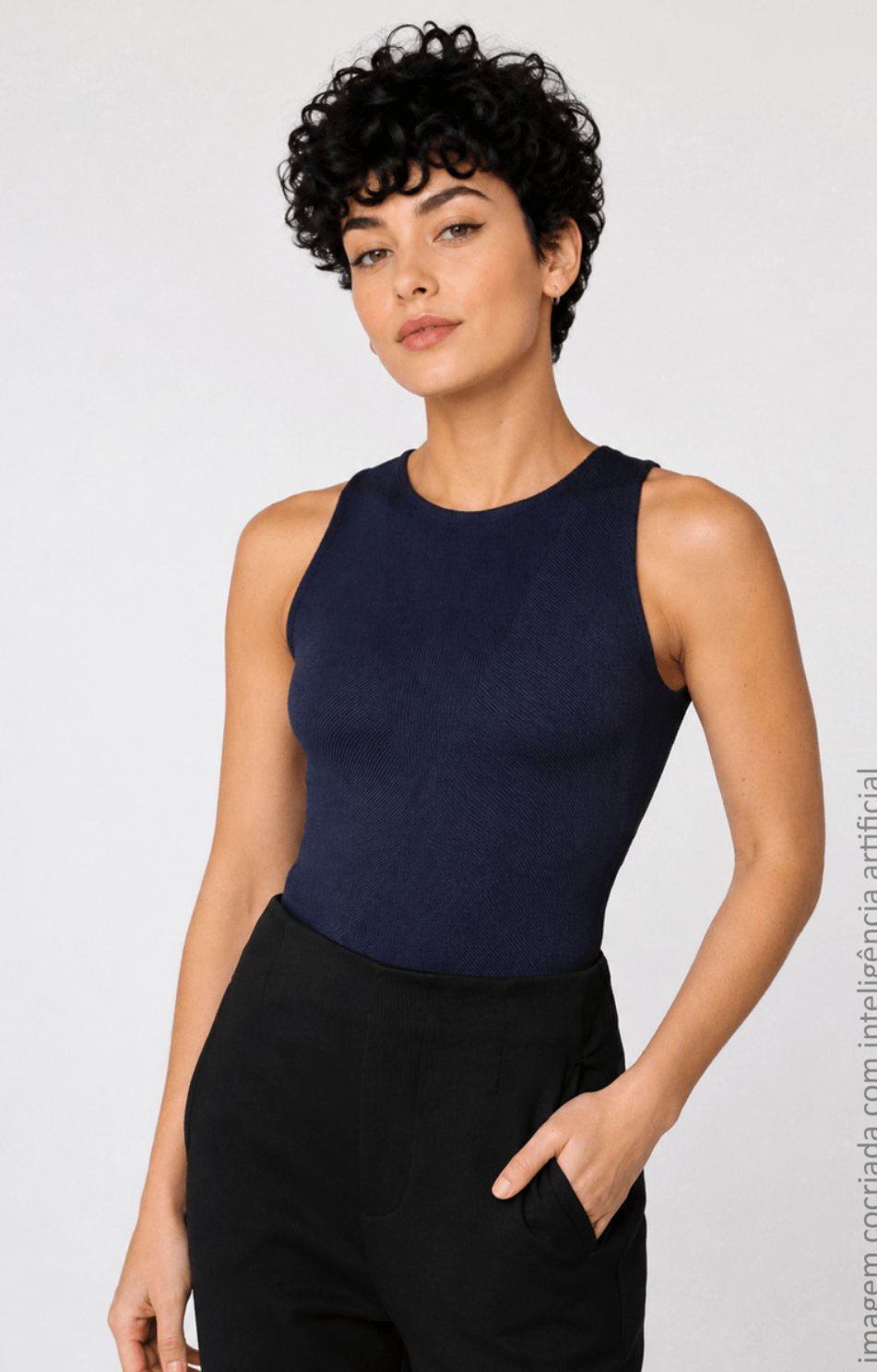 BLUSA CAVA AMERICANA SEM COSTURA