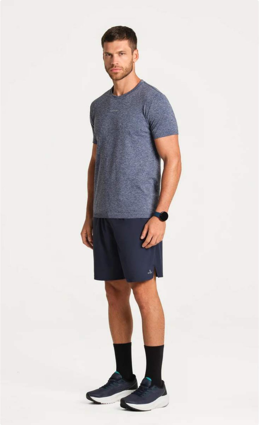 T-Shirt LSport Seamless Mescla Fit