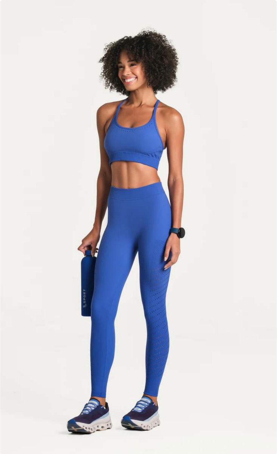 Top LSport Raschel Alça Textura