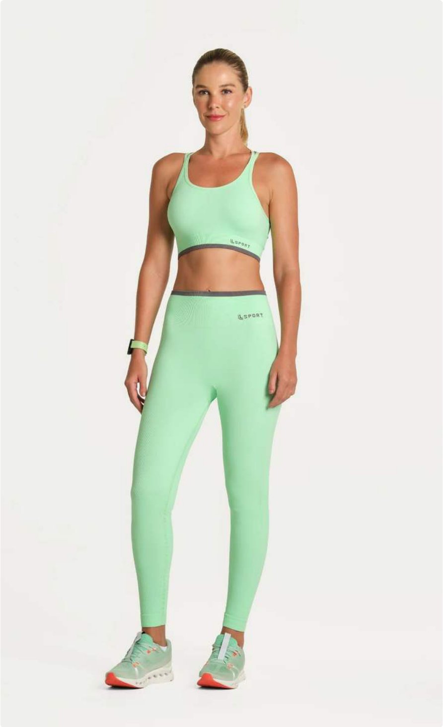 Top LSport Seamless Alça Duo Ayra