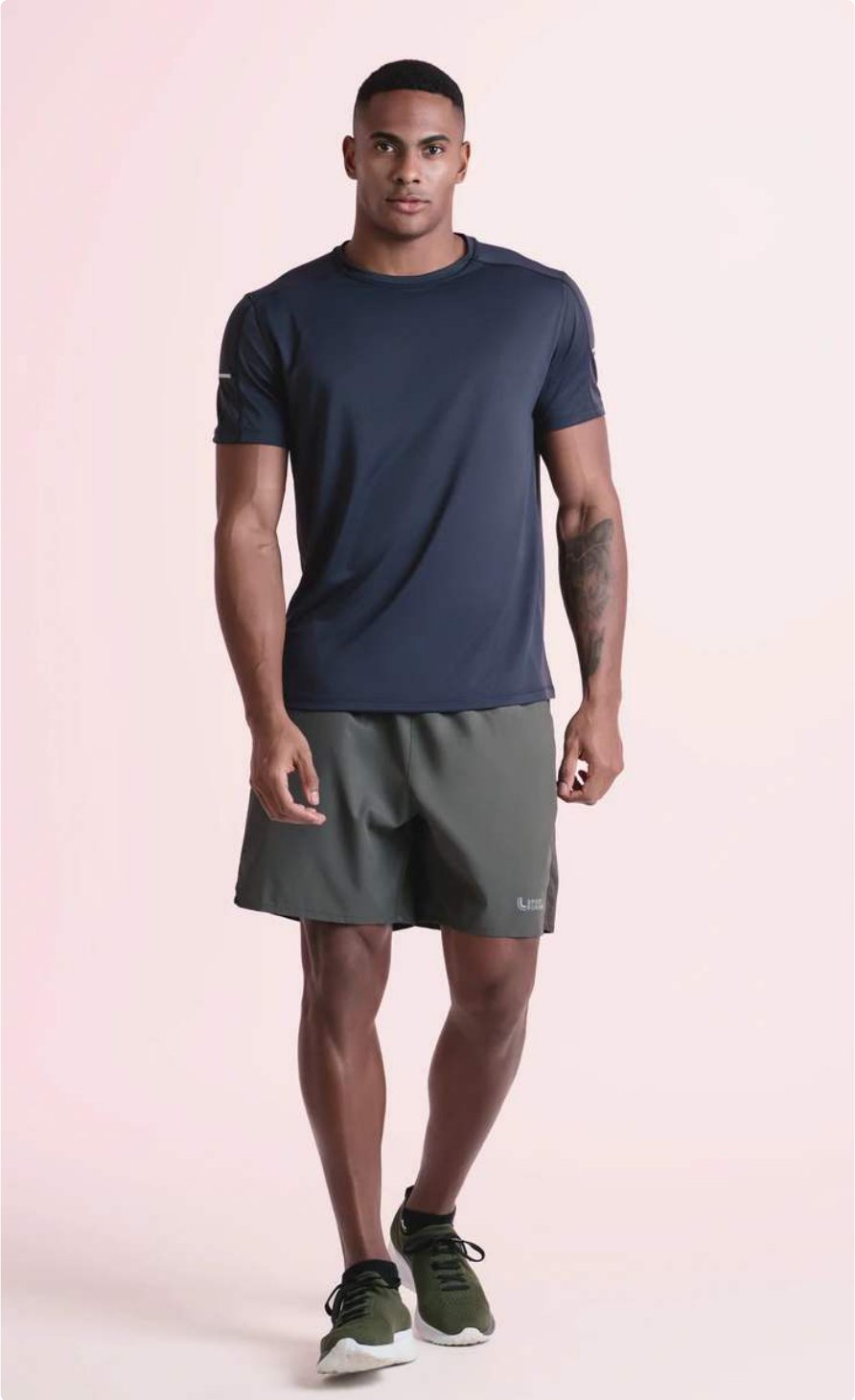 T-Shirt Poliamida Básica Run Masculina