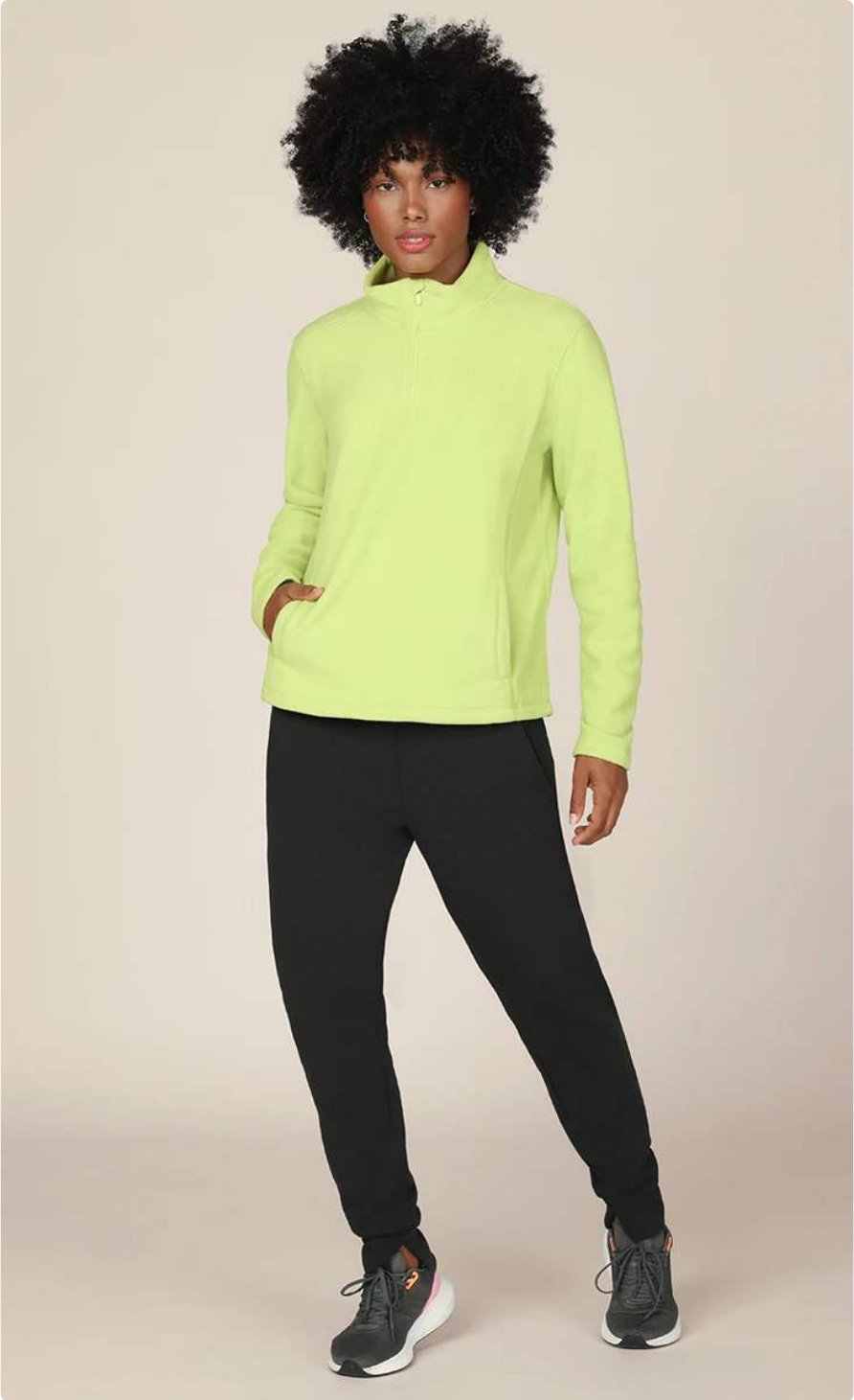 Blusão Fleece Básico Feminino