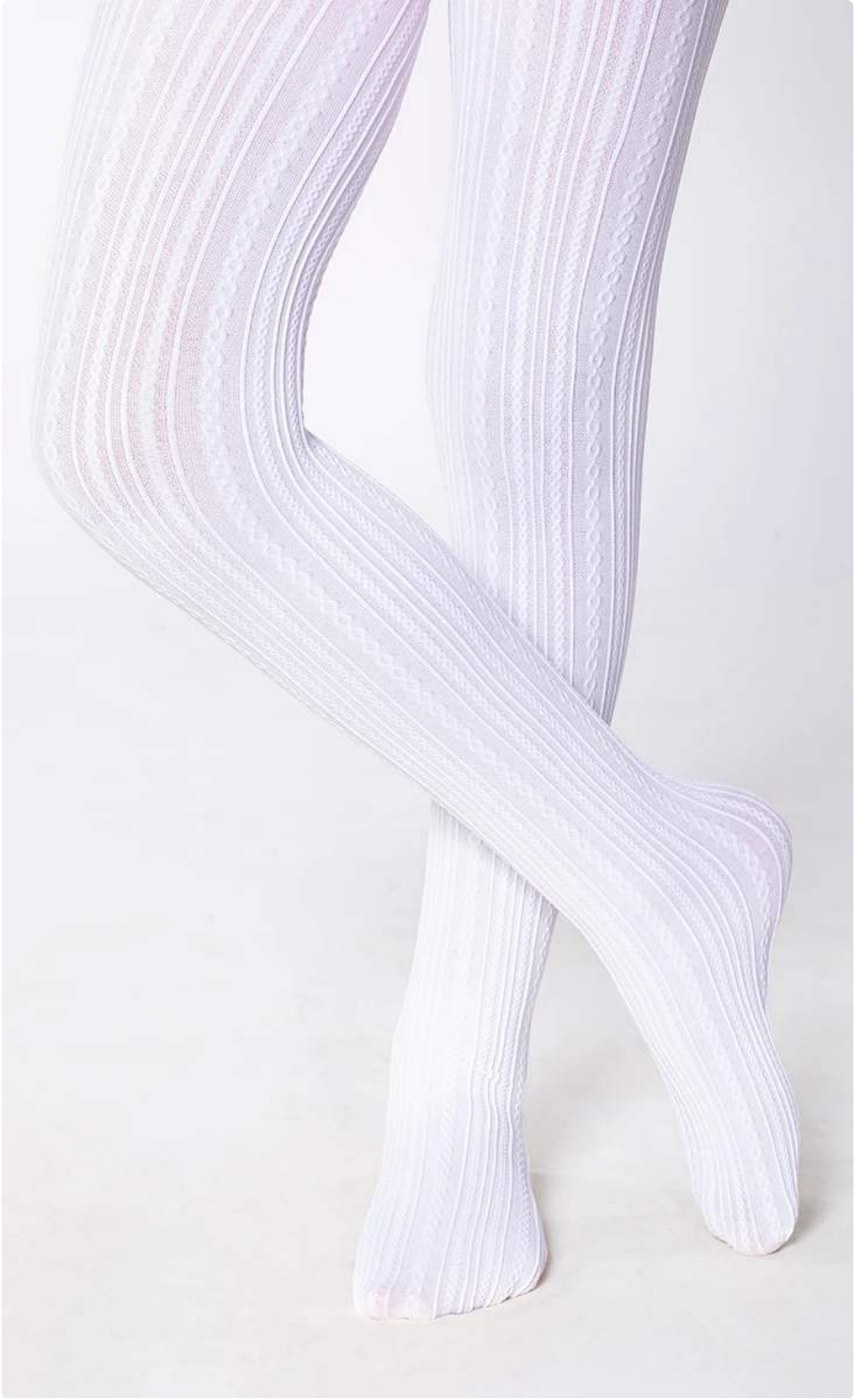 Meia-calça Fashion Tricô Infantil Feminina Lupo
