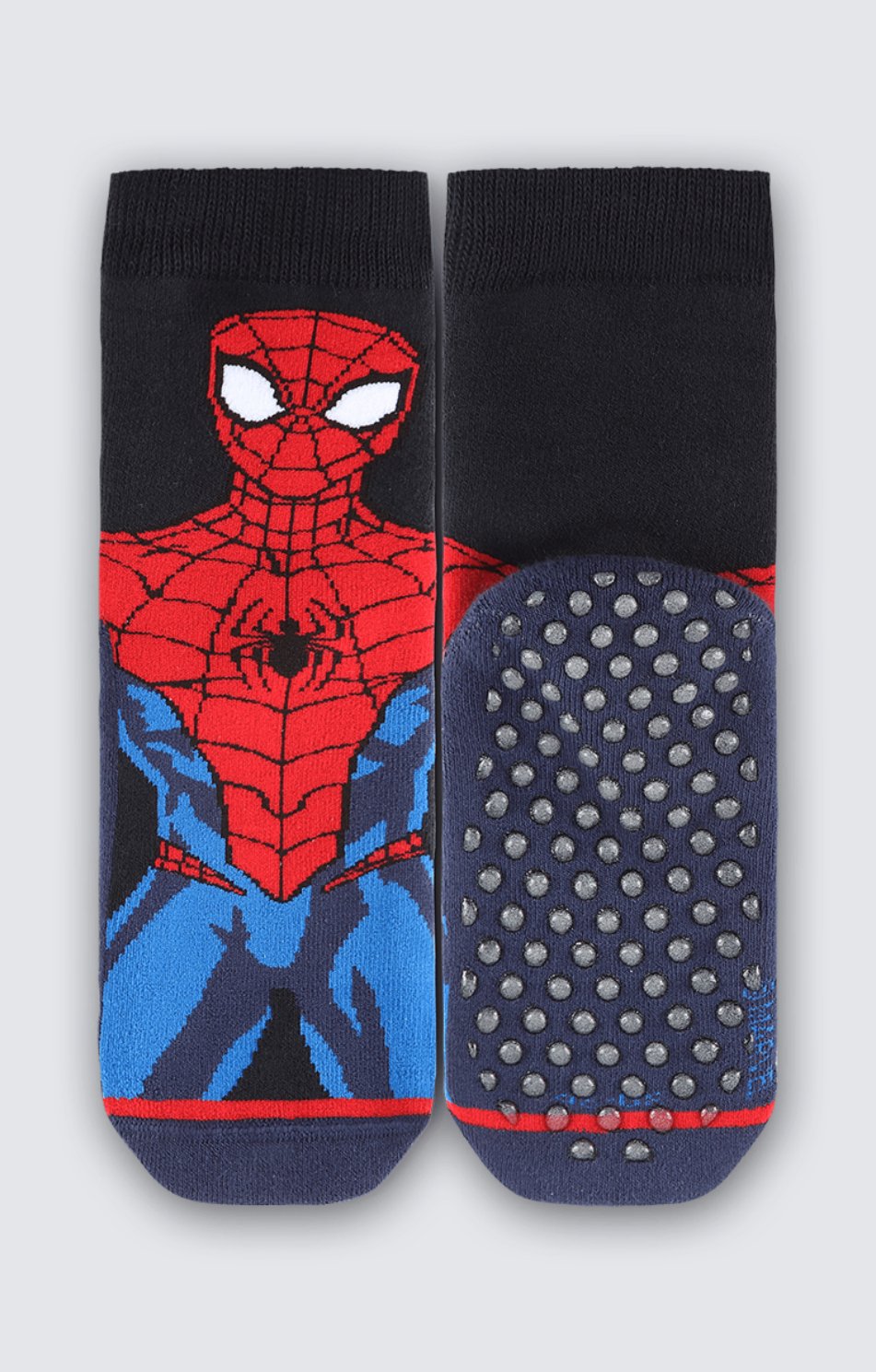 Meia Spider Man KM Antiderrap.