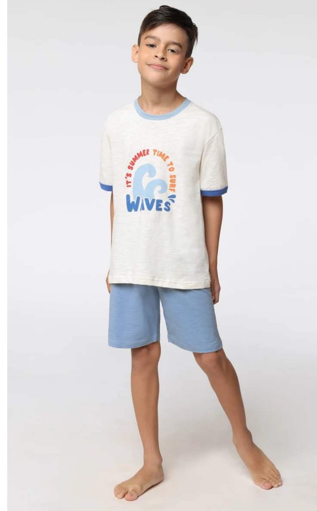 Pijama Curto KM Waves