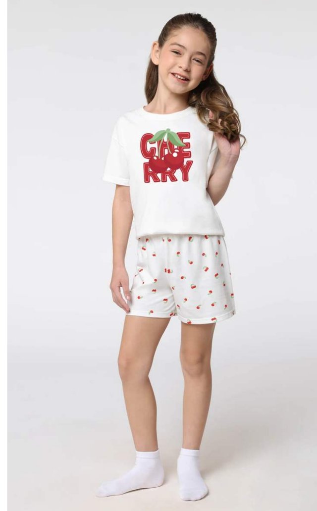 Pijama Curto KF Cherry