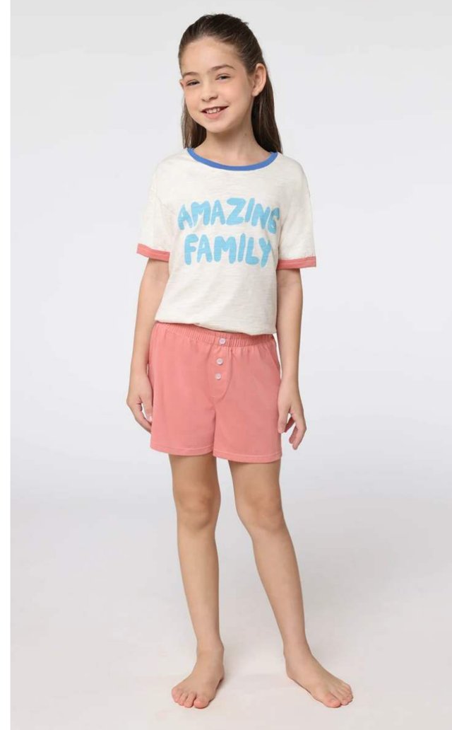 Pijama Curto KF Amazing Family