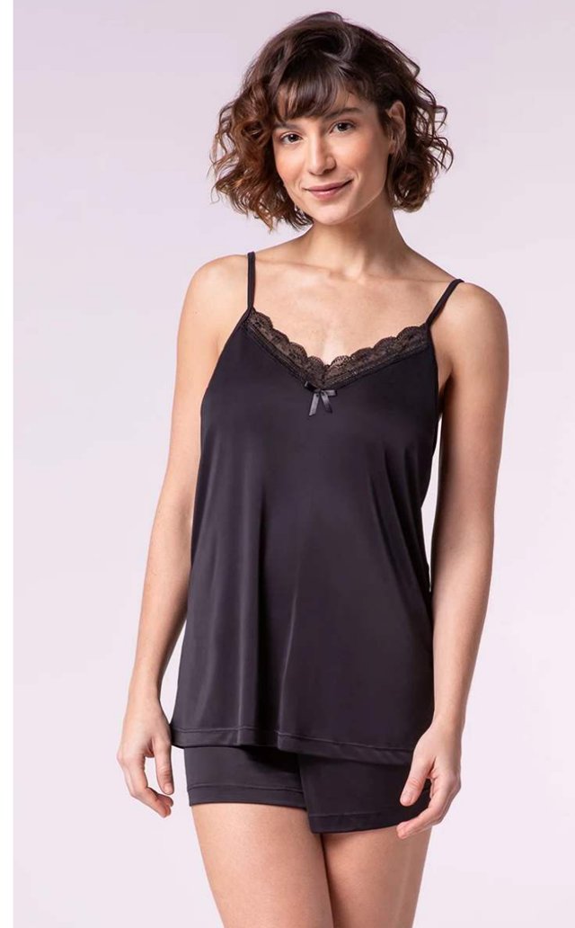 Pijama Curto Renda Feminino Lupo
