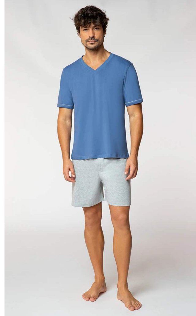 Pijama Curto Masculino Lupo
