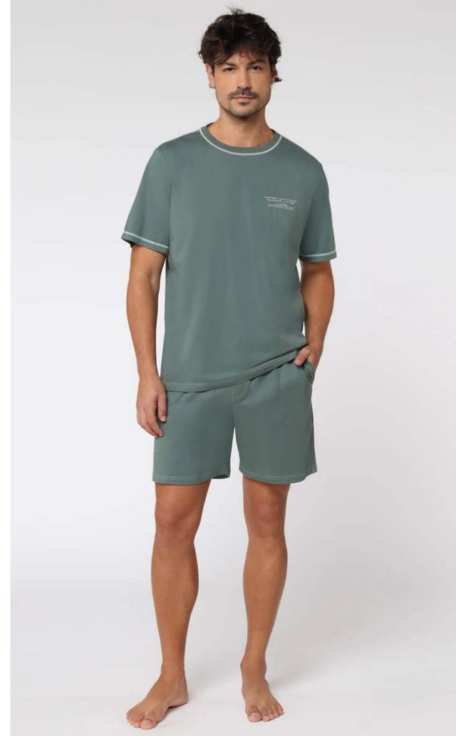 Pijama Curto AM Pespontos