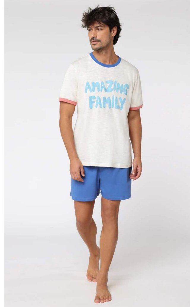 Pijama Curto AM Amazing Family
