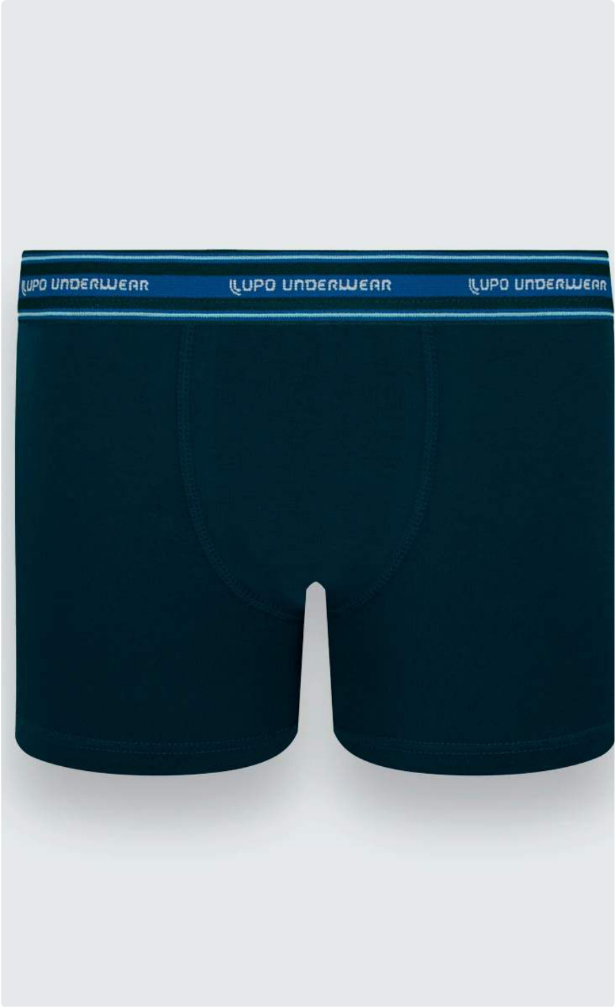 Boxer Lupo Kids Algodão c/ elastano