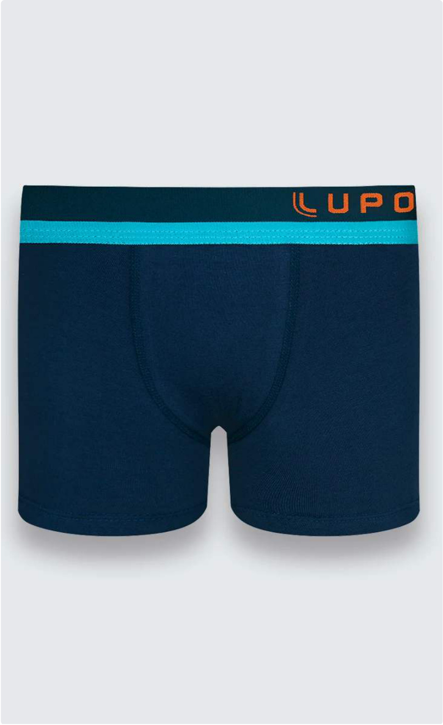 Boxer Lupo Kids Algodão com Elastano