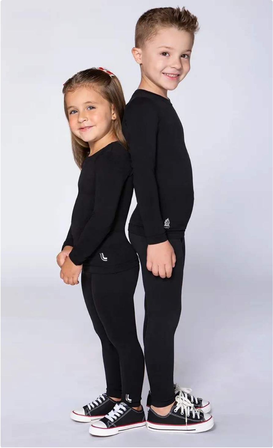 T-shirt Manga Longa Underwear Warm Lupo Kids